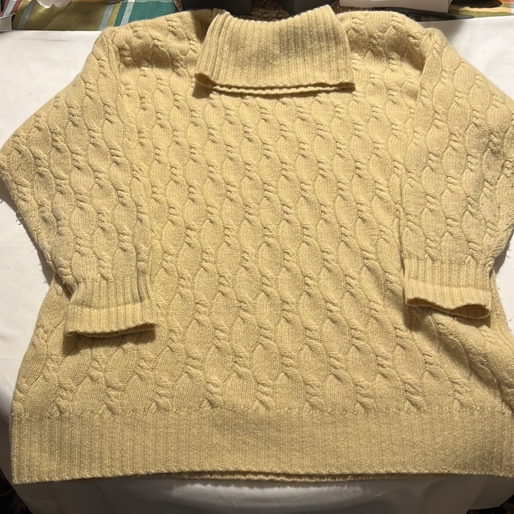 Epogee Size L Rabbit Hair/Lambswool Turtleneck Sweater - Picture 3 of 3